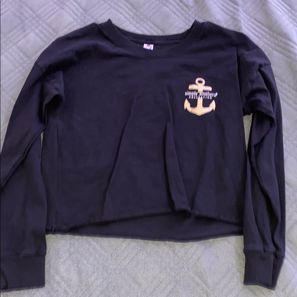 Simply Southern Long Sleeve Crop Top